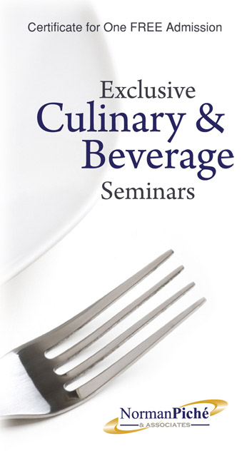 Exclusive Culinary & Beverage Seminars